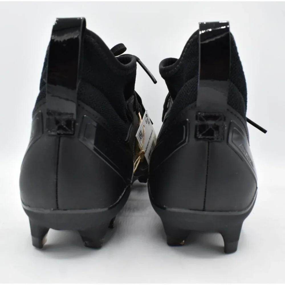 Adidas Mens Size 10‎ Adizero Impact Core Black Football Cleats Shoes